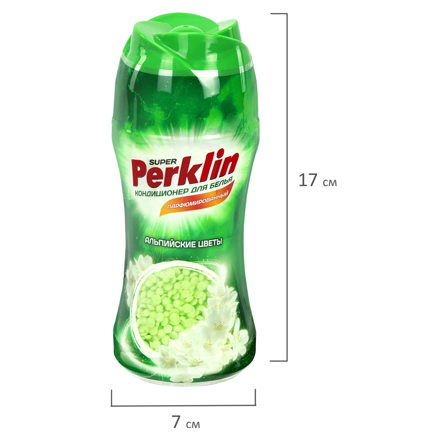 Кондиционер для белья парфюмированный PERKLIN SUPER "Альпийские цветы",  250 г